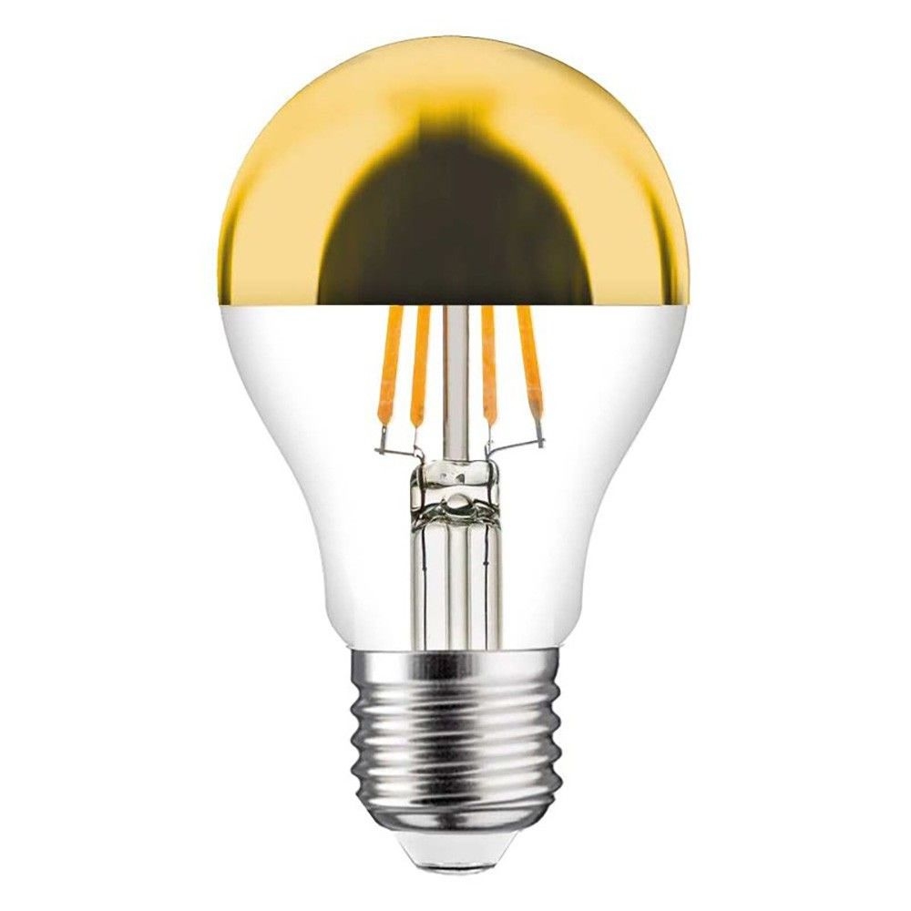 Лампа светодиодная A60 E27 W6 K2700 Золото