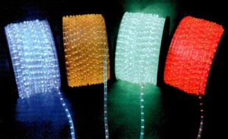 Светодиодный дюралайт Rich LED 24 В, 13 мм, круглый, 2-х проводной, кратность резки 0,5 м, фиксинг, зеленый